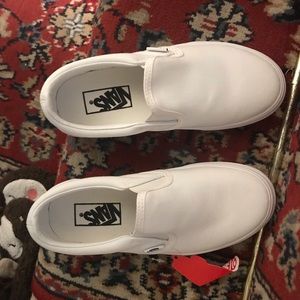 White Vans size 5.5 womens